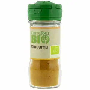 Cúrcuma ecológica Carrefour Bio 30 g.