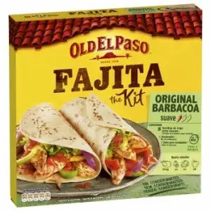 Fajitas barbacoa Kit Old El Paso sin lactosa 500 g.