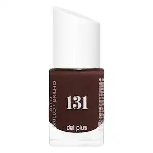 Laca de uñas alto brillo Deliplus 131 chocolate