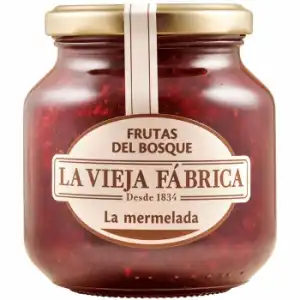 Mermelada de frutas del bosque La Vieja Fábrica sin gluten 350 g.