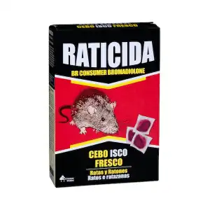 Raticida cebo fresco Bosque Verde Caja 1 ud