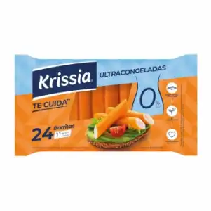 Barritas de surimi Krissia sin gluten sin lactosa 400 g.