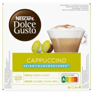 Café cappuccino light en cápsulas Nescafé Dolce Gusto 16 ud.
