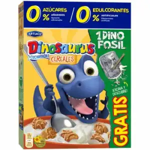 Galletas de cereales a cucharadas sin azúcares añadidos Dinosaurus Artiach 300 g.
