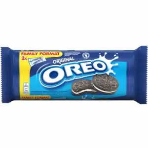 Galletas rellenas de crema Oreo pack de 2 unidades de 154 g.