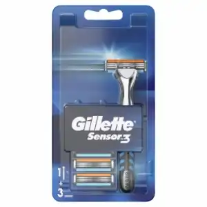 Maquinilla Sensor3 Gillette + Recambio 3 ud.